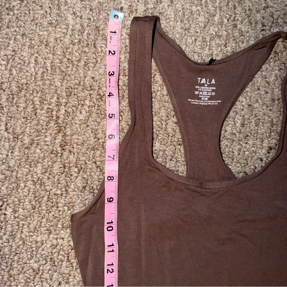 We Are Tala 365 Racerback Bodycon Maxi Dress in Mocha - Picture 8 of 11